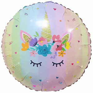 Волшебный единорог в цветах, 46см Волшебный единорог в цветах, 46см